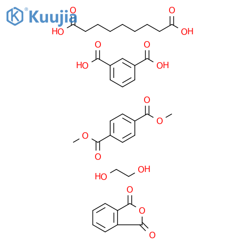 1,3-Benzenedicarboxylicacid,polymerwithdimethyl1,4-benzenedicarboxylate,1,2-ethanediol,1,3-isobenzofurandioneandnonanedioicacid structure