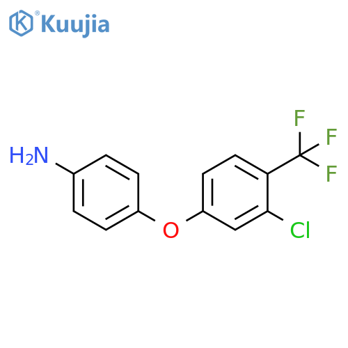 Benzenamine, 4-[3-chloro-4-(trifluoromethyl)phenoxy]- structure