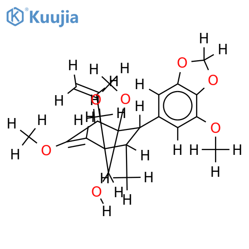 rel-(1'R,5'S,6'R,7S,8R)-Delta2',8'-6'-hydroxy-3,3',5'-trimethoxy-4,5-methylenedioxy-4'-oxo-8.1',7.5'-neolignan structure