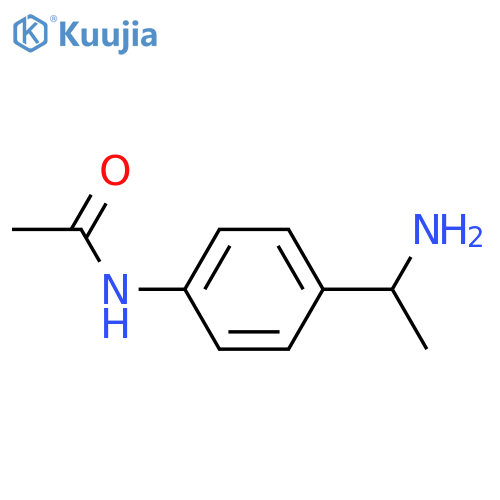 N-4-(1-aminoethyl)phenylacetamide structure
