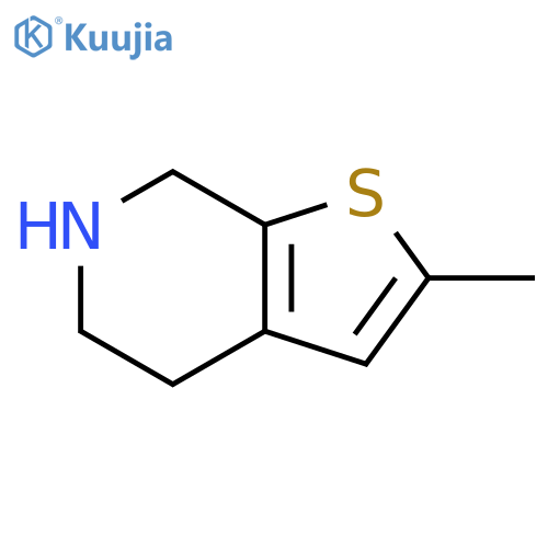 Thieno[2,3-c]pyridine,4,5,6,7-tetrahydro-2-methyl- structure