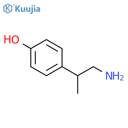 Phenol,4-[(1S)-2-amino-1-methylethyl]- structure