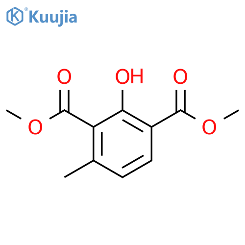 1,3-Benzenedicarboxylic acid, 2-hydroxy-4-methyl-, dimethyl ester structure