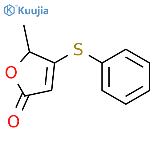 2(5H)-Furanone, 5-methyl-4-(phenylthio)- structure