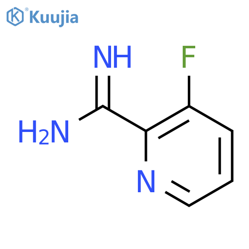 3-fluoropyridine-2-carboximidamide structure