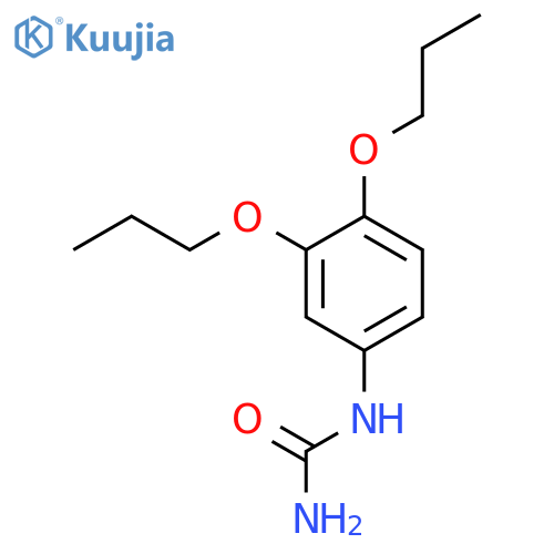 (3,4-dipropoxyphenyl)urea structure