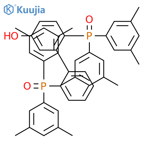 [1,1'-BIPHENYL]-3-OL, 2',6-BIS[BIS(3,5-DIMETHYLPHENYL)PHOSPHINYL]- structure