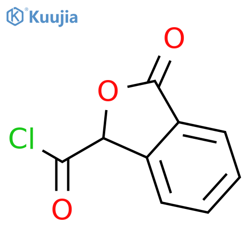 1-Isobenzofurancarbonylchloride, 1,3-dihydro-3-oxo- structure