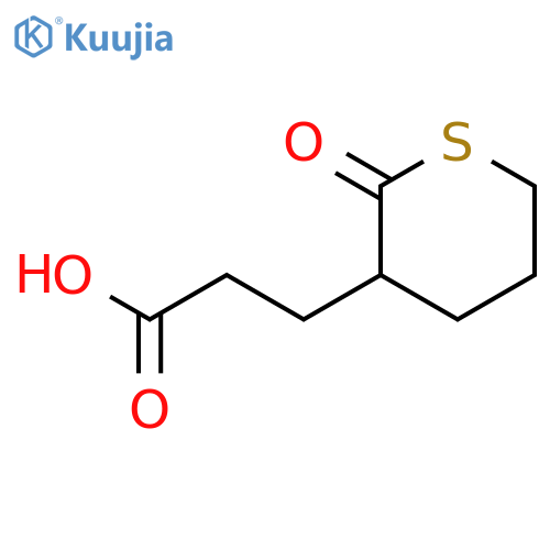 2H-Thiopyran-3-propanoic acid, tetrahydro-2-oxo- structure