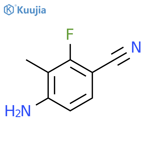 4-Amino-2-fluoro-3-methylbenzonitrile structure