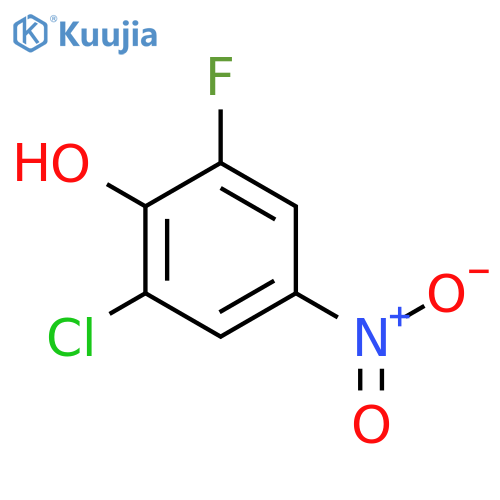Phenol, 2-chloro-6-fluoro-4-nitro- structure