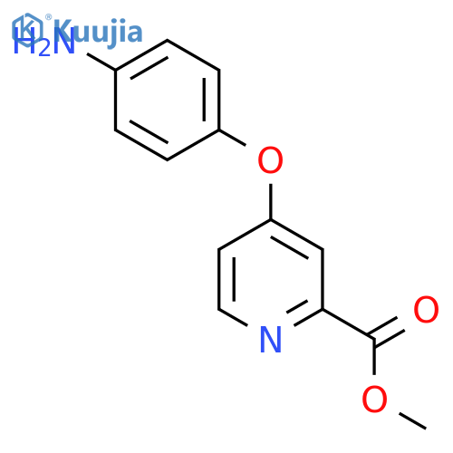 Methyl 4-(4-Aminophenoxy)pyridine-2-carboxylate structure