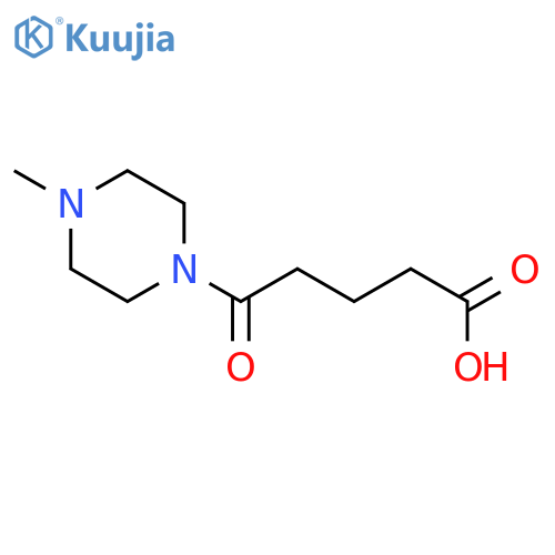 5-(4-Methyl-piperazin-1-yl)-5-oxo-pentanoic Acid structure