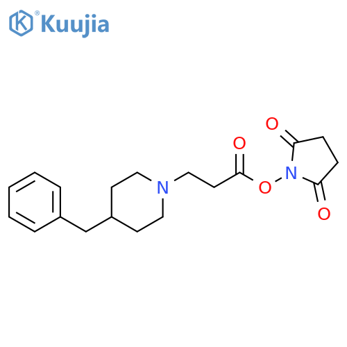 2,5-Pyrrolidinedione,1-[1-oxo-3-[4-(phenylmethyl)-1-piperidinyl]propoxy]- structure