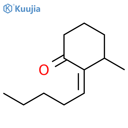 Cyclohexanone, 3-methyl-2-pentylidene-, (2E)- structure