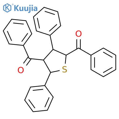 2,5-Anhydro-4-benzoyl-3,4-dideoxy-1,3,5-triphenyl-2-thiopentose structure