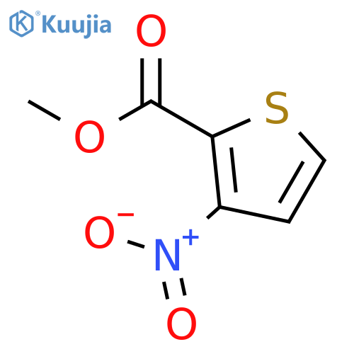 Methyl 3-nitrothiophene-2-carboxylate structure