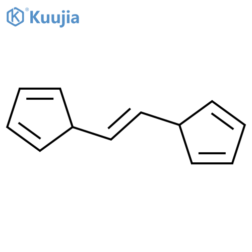 1,3-Cyclopentadiene, 5,5'-(1,2-ethenediyl)bis- structure