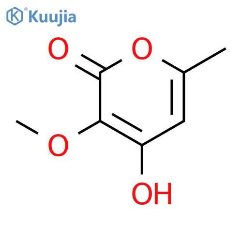 2H-Pyran-2-one, 4-hydroxy-3-methoxy-6-methyl- structure