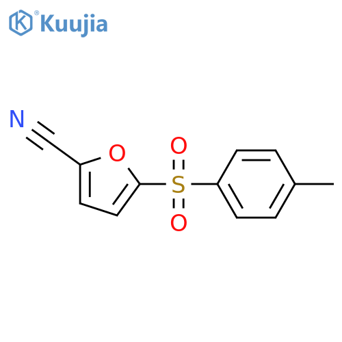 2-Furancarbonitrile,5-[(4-methylphenyl)sulfonyl]- structure