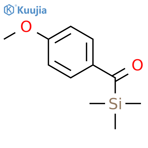 Silane, (4-methoxybenzoyl)trimethyl- structure