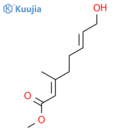 2,6-Octadienoic acid, 8-hydroxy-3-methyl-, methyl ester, (Z,E)- structure