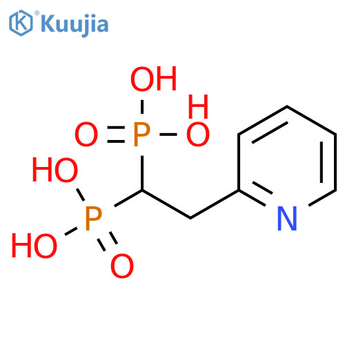 Phosphonic acid,P,P'-[2-(2-pyridinyl)ethylidene]bis- structure