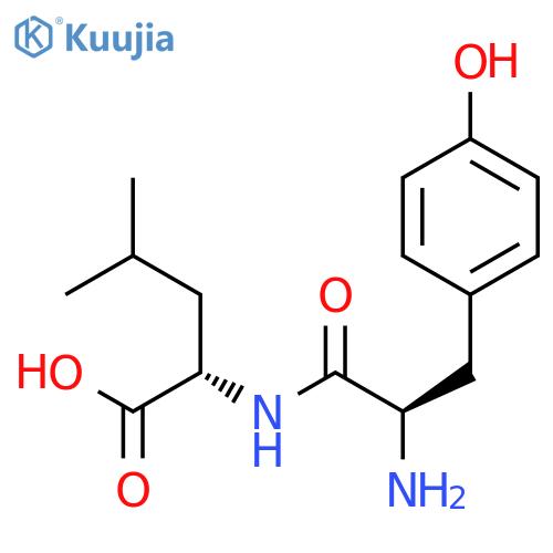 L-Leucine, N-D-tyrosyl- structure