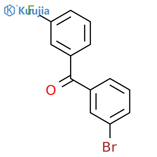 (3-Bromophenyl)(3-fluorophenyl)methanone structure