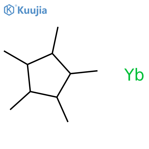 ytterbium, bis(??5-pentamethylcyclopentadienyl- structure