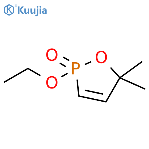 1,2-OXAPHOSPHOLE, 2-ETHOXY-2,5-DIHYDRO-5,5-DIMETHYL-, 2-OXIDE structure
