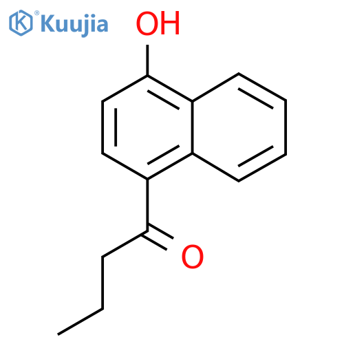 1-(4-hydroxynaphthalen-1-yl)butan-1-one structure