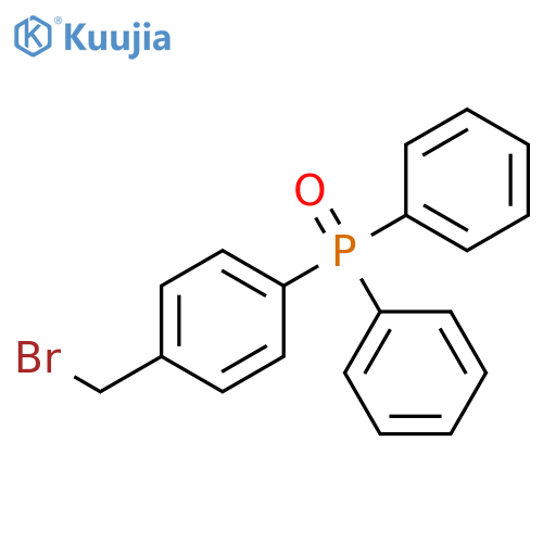 Phosphine oxide, [4-(bromomethyl)phenyl]diphenyl- structure