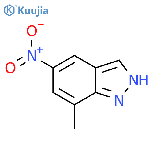 7-methyl-5-nitro-1H-indazole structure