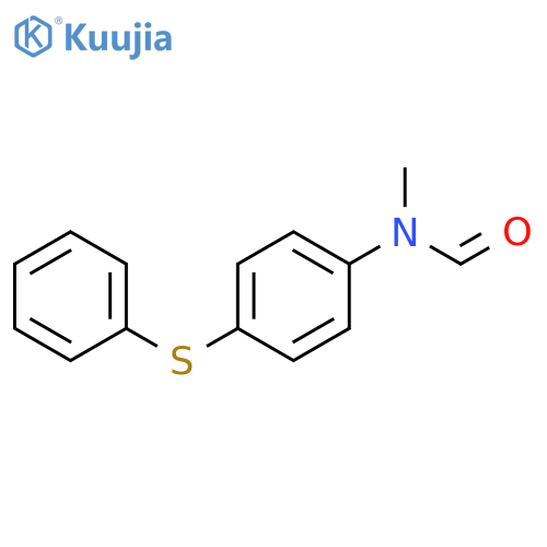 Formamide, N-methyl-N-[4-(phenylthio)phenyl]- structure