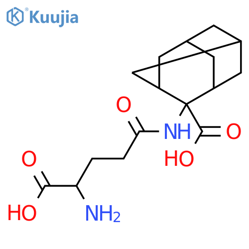 Tricyclo[3.3.1.13,7]decane-2-carboxylicacid, 2-[(4-amino-4-carboxy-1-oxobutyl)amino]-, (S)- (9CI) structure