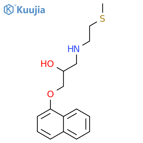 2-Propanol,1-[[2-(methylthio)ethyl]amino]-3-(1-naphthalenyloxy)- structure