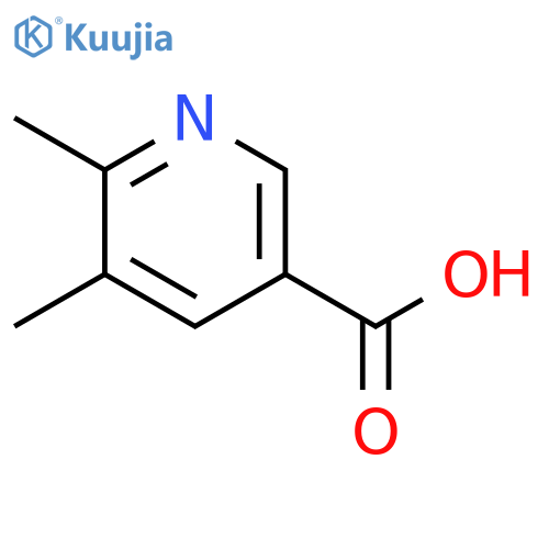 5,6-dimethylpyridine-3-carboxylic acid structure