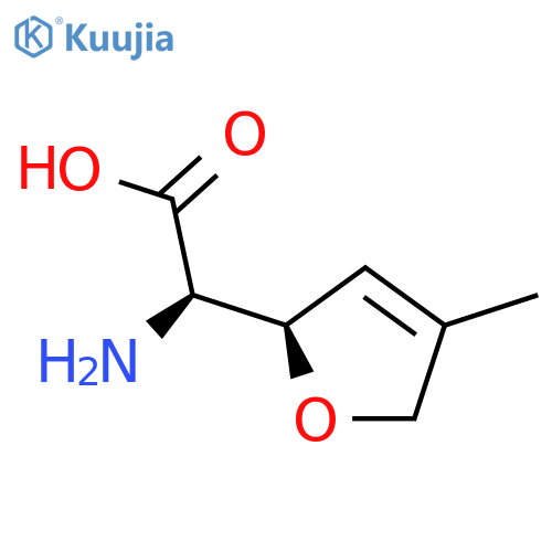 erythro-Hex-4-enonicacid, 2-amino-3,6-anhydro-2,4,5-trideoxy-5-methyl- (9CI) structure