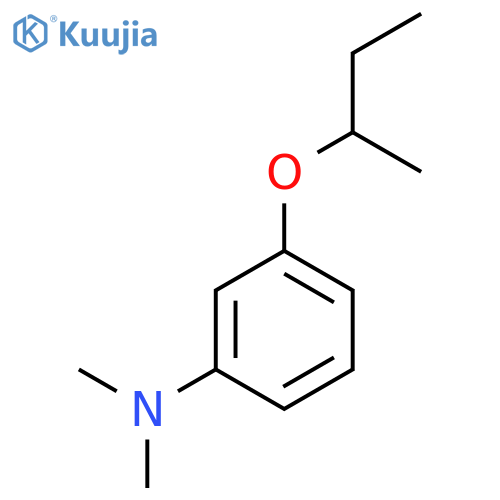 Benzenamine,N,N-dimethyl-3-[(1S)-1-methylpropoxy]- structure