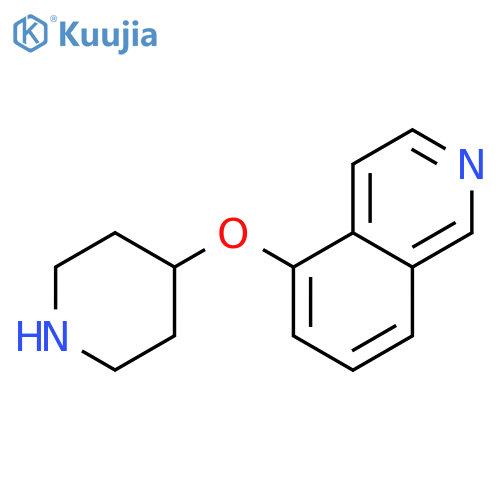 5-(piperidin-4-yloxy)isoquinoline structure