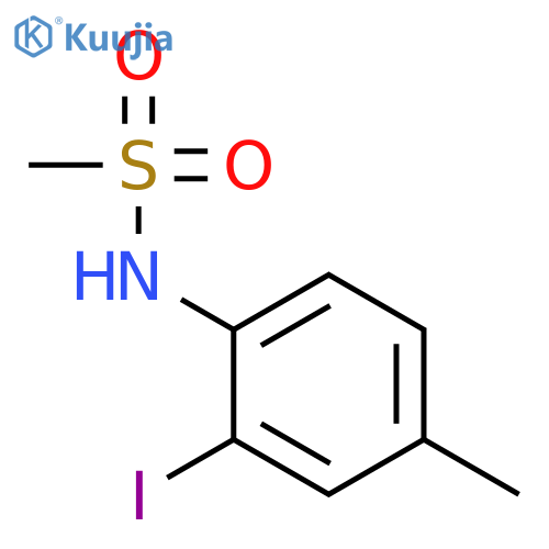 METHANESULFONAMIDE, N-(2-IODO-4-METHYLPHENYL)- structure