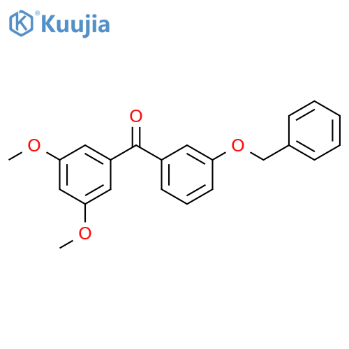 Methanone, (3,5-dimethoxyphenyl)[3-(phenylmethoxy)phenyl]- structure