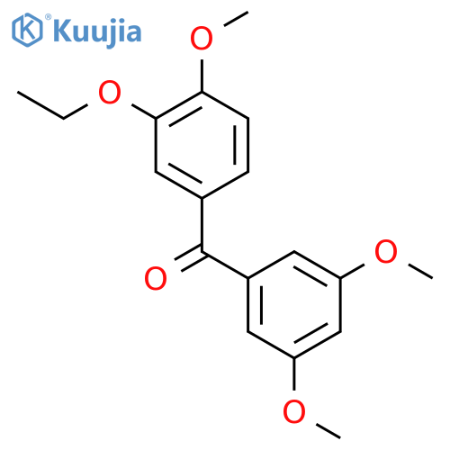 Methanone, (3,5-dimethoxyphenyl)(3-ethoxy-4-methoxyphenyl)- structure