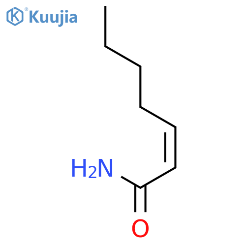2-Heptenamide, (2Z)- structure