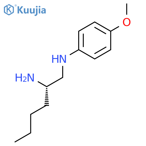 1,2-HEXANEDIAMINE, N1-(4-METHOXYPHENYL)-, (2S)- structure