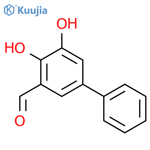 [1,1-Biphenyl]-3-carboxaldehyde, 4,5-dihydroxy- (9CI) structure