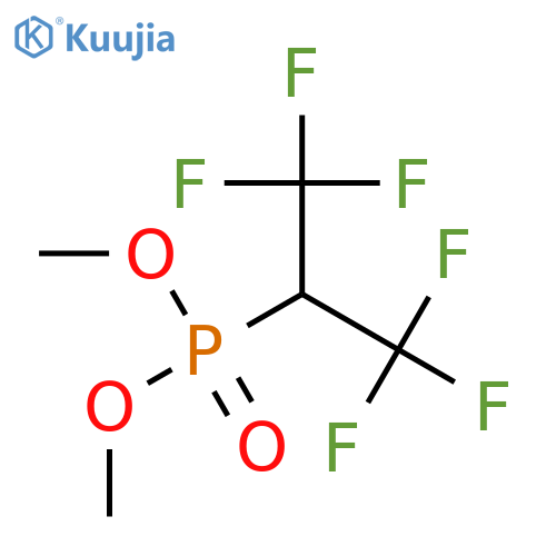 Phosphonic acid, [2,2,2-trifluoro-1-(trifluoromethyl)ethyl]-, dimethyl ester structure