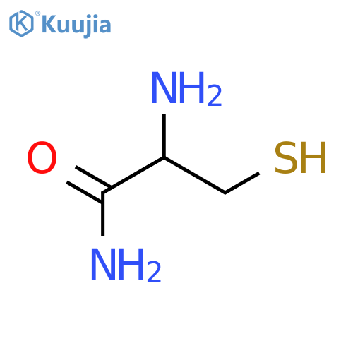 2-amino-3-sulfanylpropanamide structure