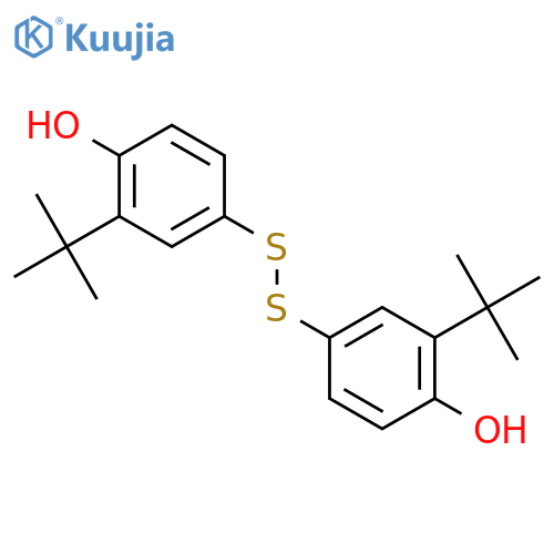 4,4’-Dithiobis2-(1,1-dimethylethyl)-phenol structure